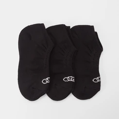 Kit Meia Cano Invisível Feminino Olympikus 3 Pares 33-38 Preto