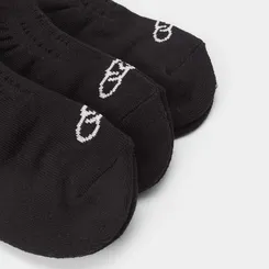 Kit Meia Cano Invisível Feminino Olympikus 3 Pares 33-38 Preto