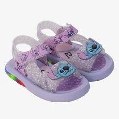 Sandália Papete Infantil Disney Stitch Roxo