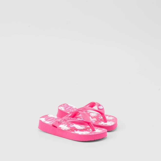 Chinelo Infantil Havaianas Kids Fantasy Unicórnio Rosa