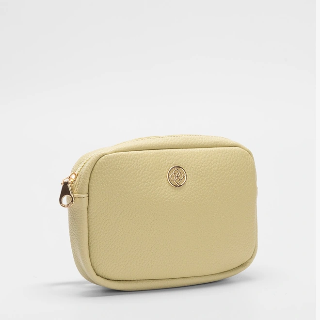 Bolsa Penélope Transversal Texturizada Verde
