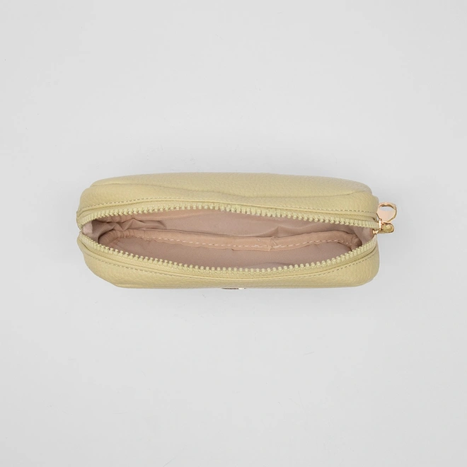 Bolsa Penélope Transversal Texturizada Verde
