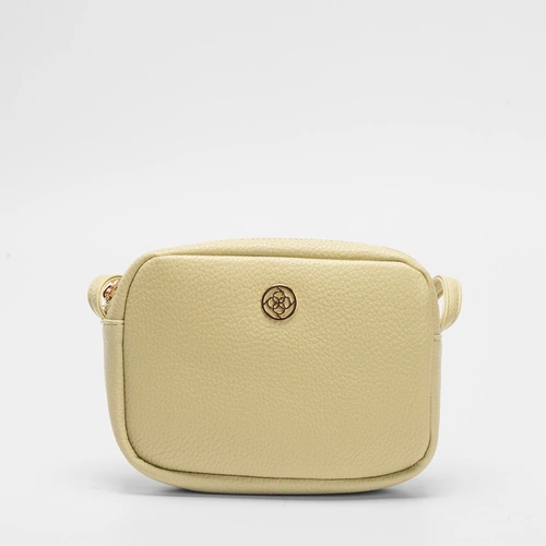 Bolsa Penélope Transversal Texturizada Verde