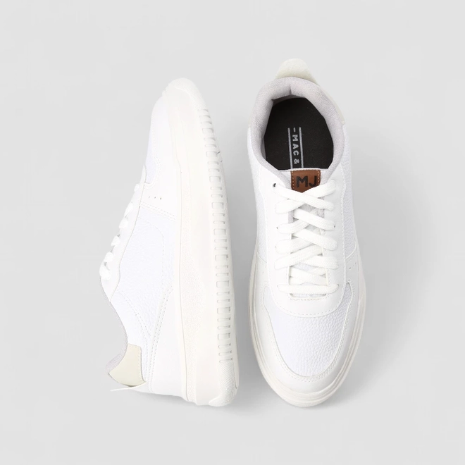 Tênis Casual Masculino Mac & Jac Branco