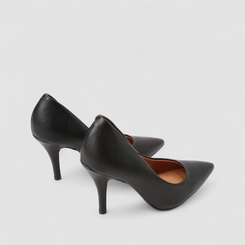 Scarpin Feminino Gabriela Salto Fino Espuma Amortecedora Preto
