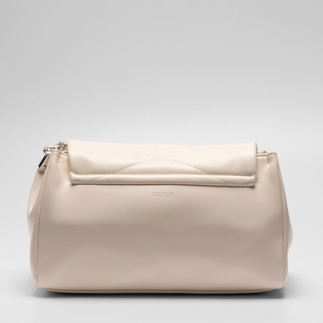 Bolsa Sstchel Gabriela Soft Matelasse Off White