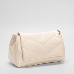 Bolsa Sstchel Gabriela Soft Matelasse Off White