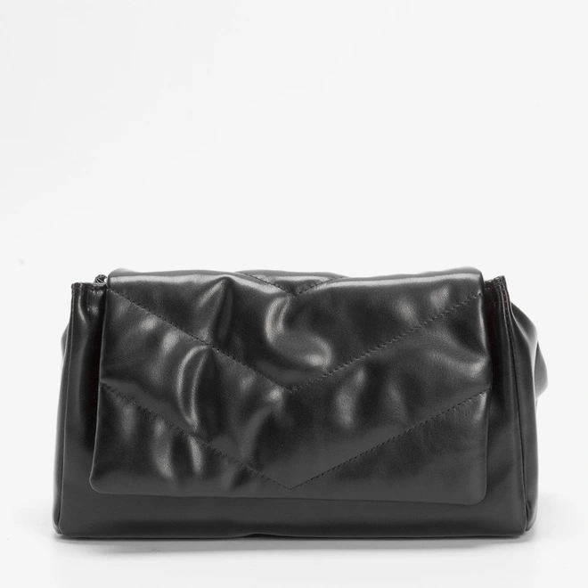 Bolsa Sstchel Gabriela Soft Matelasse Preto