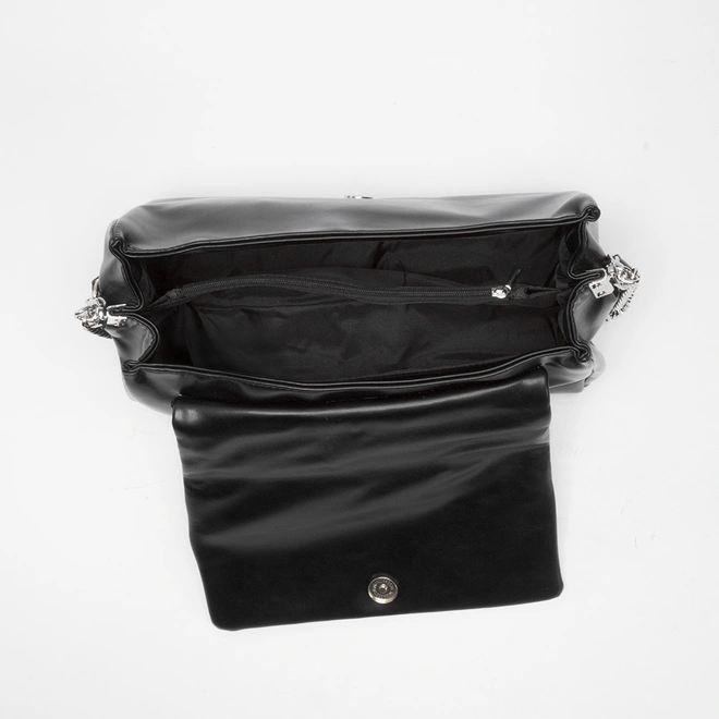 Bolsa Sstchel Gabriela Soft Matelasse Preto