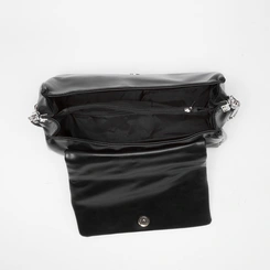 Bolsa Sstchel Gabriela Soft Matelasse Preto