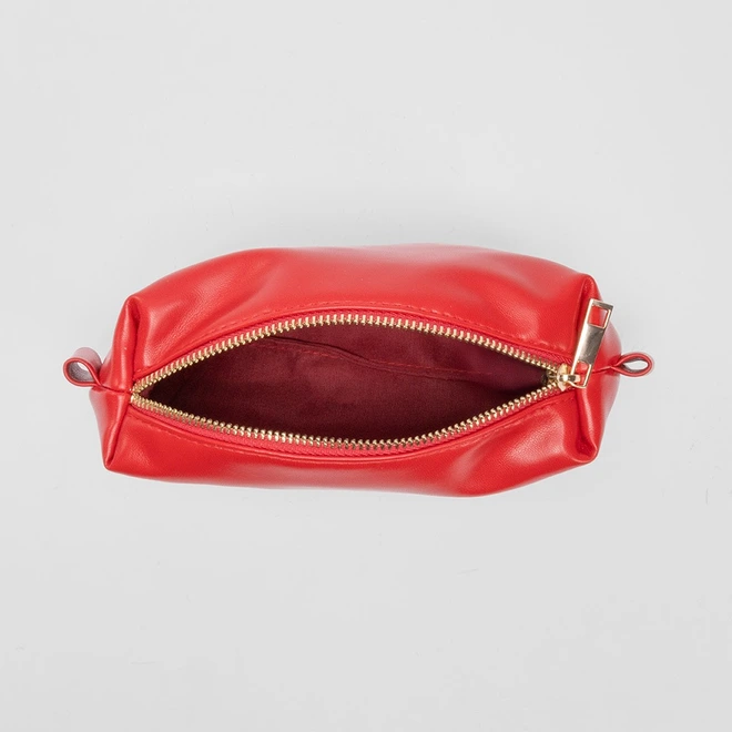 Bolsa Transversal Penélope Soft Metal Tips Vermelho