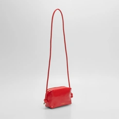 Bolsa Transversal Penélope Soft Metal Tips Vermelho