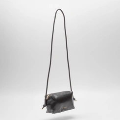 Bolsa Transversal Penélope Soft Metal Tips Preto