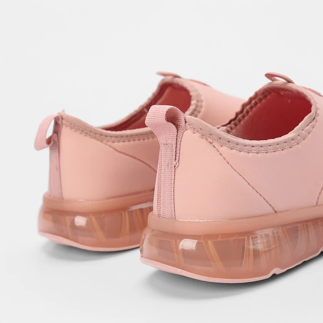 Tênis Actvitta Esportivo Feminino Detalhe Pesponto Rosa
