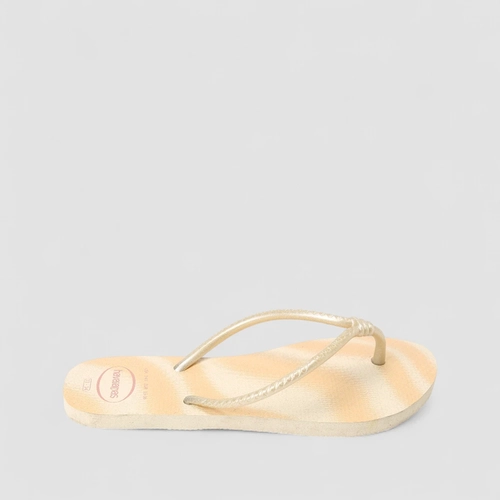 Chinelo Feminino Havaianas Original Glitter Amarelo