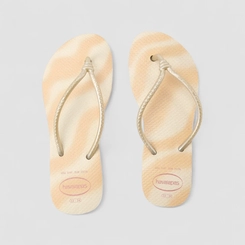 Chinelo Feminino Havaianas Original Glitter Amarelo
