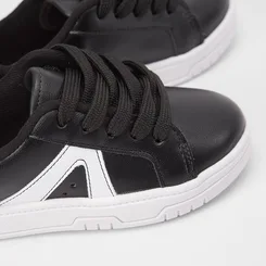 Tênis Infantil Molekinha Casual Detalhes Recortes Preto