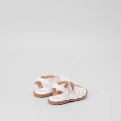 Sandália Infantil Gabrielinha Bebê Coração Branco