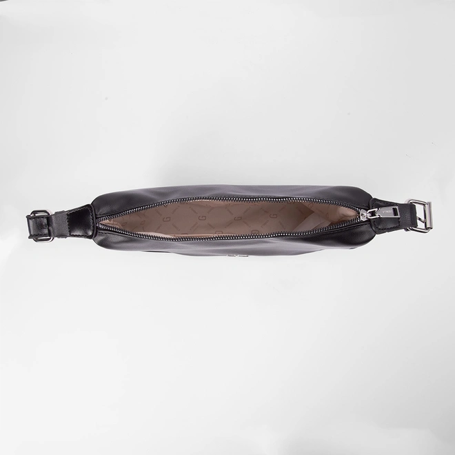 Bolsa Transversal Gabriela Pequena Alça Fivela Preto