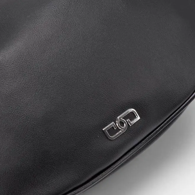Bolsa Transversal Gabriela Pequena Alça Fivela Preto