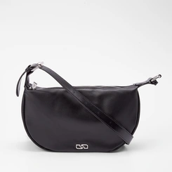 Bolsa Transversal Gabriela Pequena Alça Fivela Preto