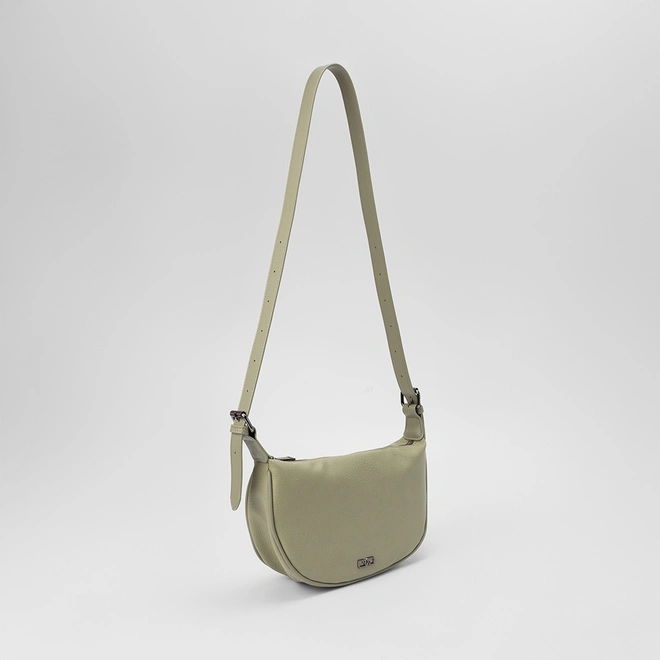 Bolsa Transversal Gabriela Média Alça Fivela Verde
