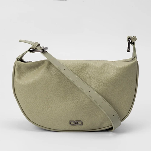 Bolsa Baguete Gabriela Alça Fivela Verde Oliva