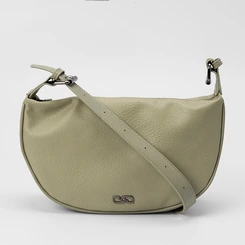Bolsa Transversal Gabriela Média Alça Fivela Verde