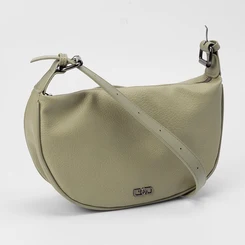 Bolsa Transversal Gabriela Média Alça Fivela Verde