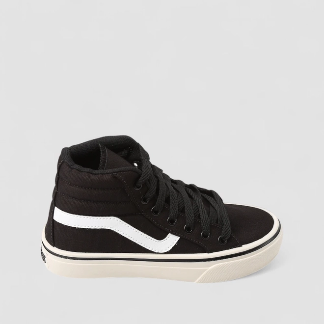 Tênis Feminino Star Feet Casual Street Cano Alto Preto