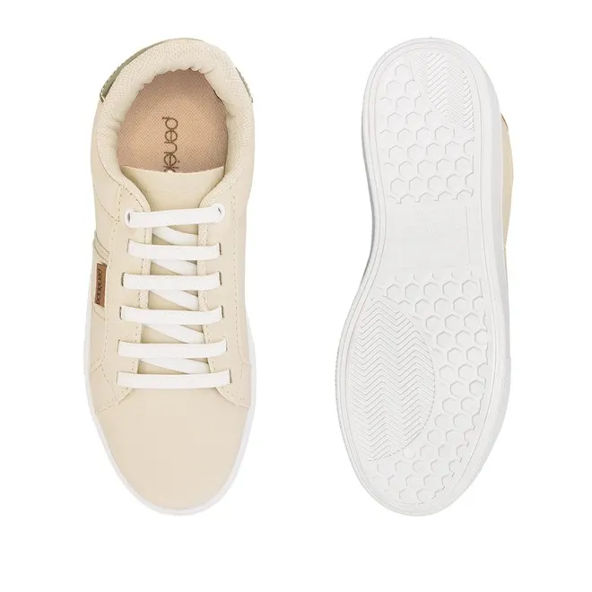 Tênis Casual Feminino Pénelope Bege