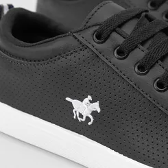 Tênis Polo Energy Detalhe Perfuros Preto