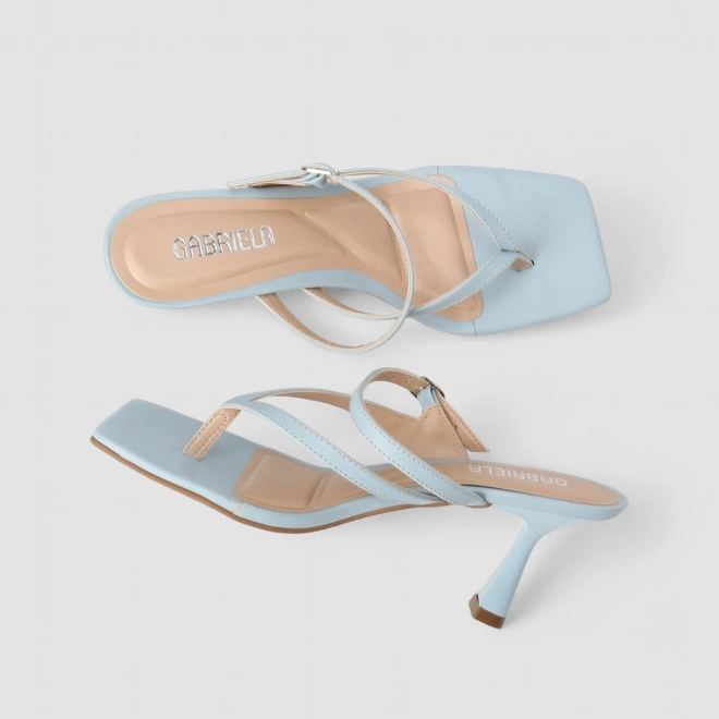 Tamanco Feminino Gabriela Fivela Azul