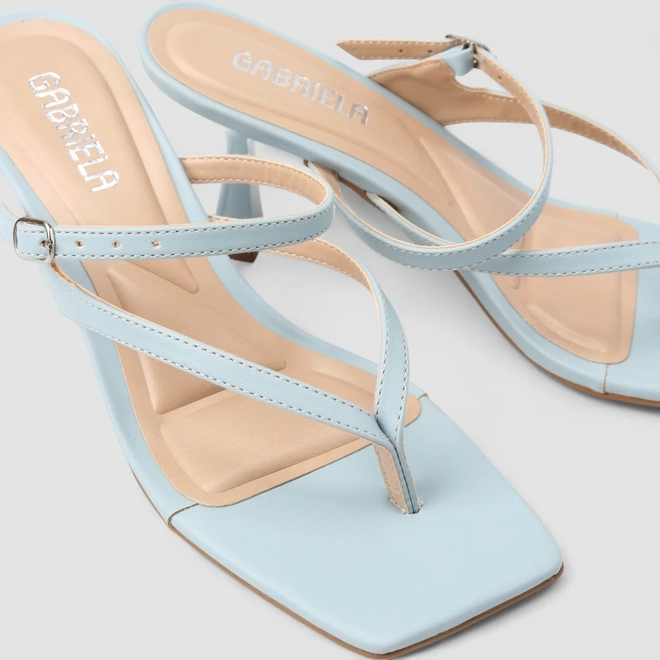 Tamanco Feminino Gabriela Fivela Azul