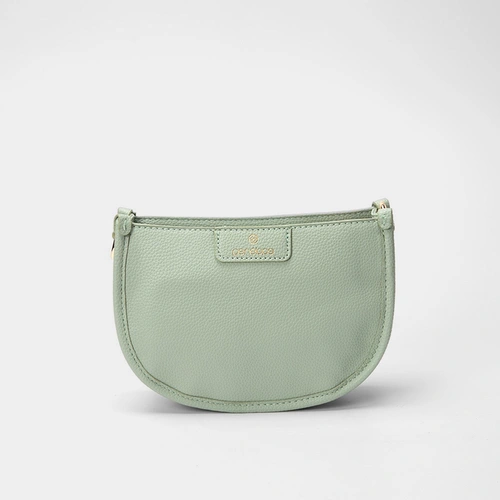 Bolsa Transversal Penélope Pequena Alça Glitter Verde