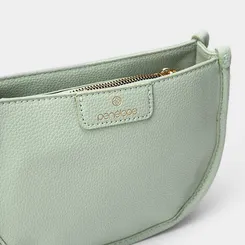 Bolsa Transversal Penélope Pequena Alça Glitter Verde