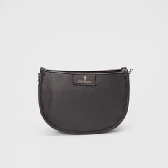 Bolsa Transversal Penélope Pequena Alça Glitter Preto