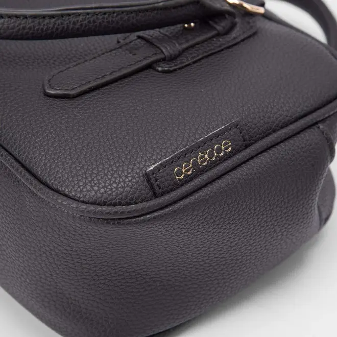 Bolsa Baú Penélope Detalhe Alça de Mão Preto