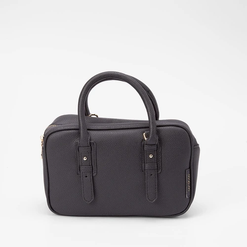 Bolsa Baú Penélope Detalhe Alça de Mão Preto