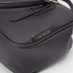 Bolsa Baú Penélope Detalhe Alça de Mão Preto