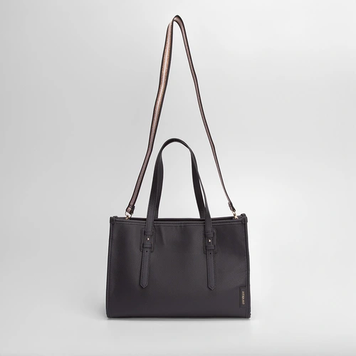 Bolsa Shopping Bag Penélope Alça Tiracolo Preto