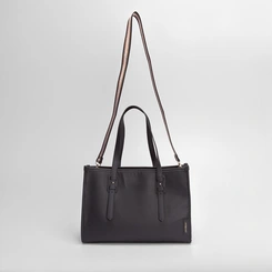 Bolsa Shopping Bag Penélope Alça Tiracolo Preto