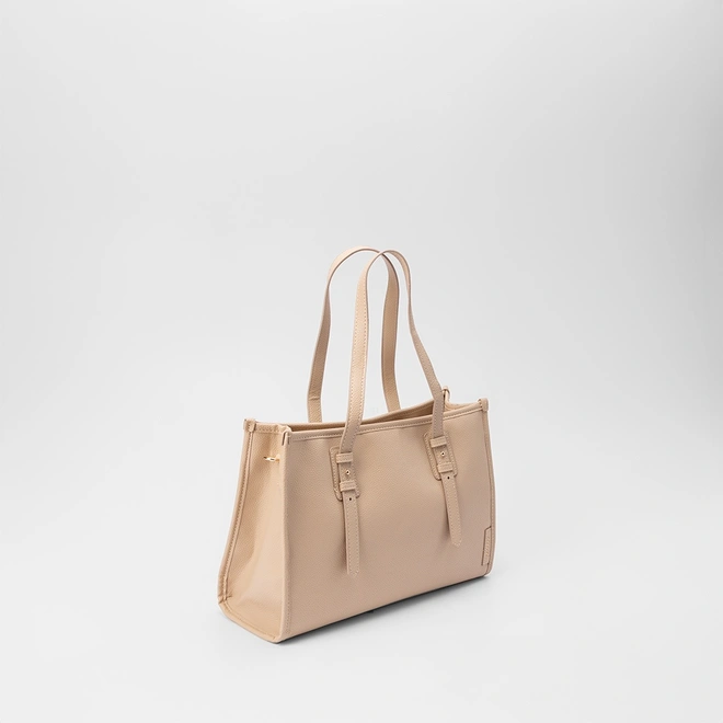 Bolsa Shopping Bag Penélope Alça Tiracolo Nude