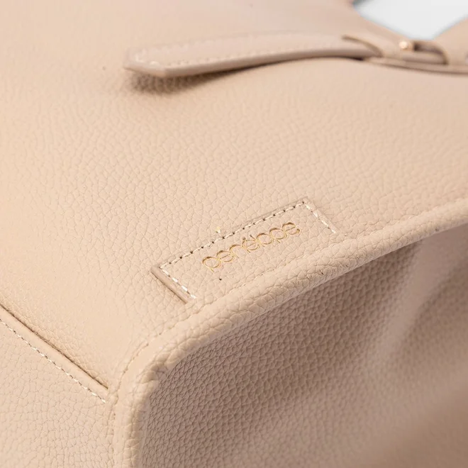 Bolsa Shopping Bag Penélope Alça Tiracolo Nude