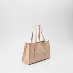 Bolsa Shopping Bag Penélope Alça Tiracolo Nude