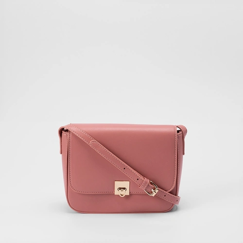 Bolsa Transversal Gabriela Detalhe Fecho Rosa