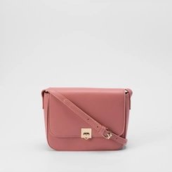 Bolsa Transversal Gabriela Detalhe Fecho Rosa