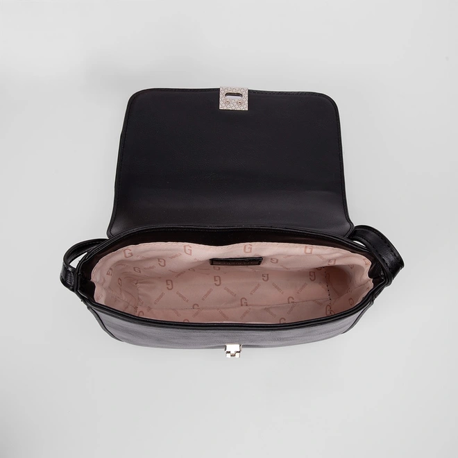 Bolsa Transversal Gabriela Detalhe Fecho Preto