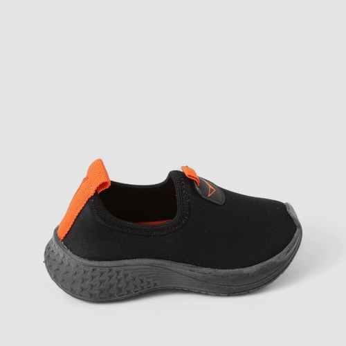 Tênis Infantil Vertus Jogging Tecido Neon Preto
