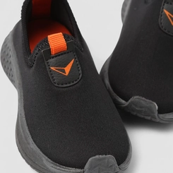 Tênis Infantil Vertus Jogging Tecido Neon Preto